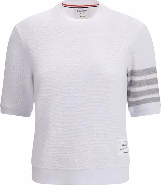 Thom Browne White Cotton Sportswear