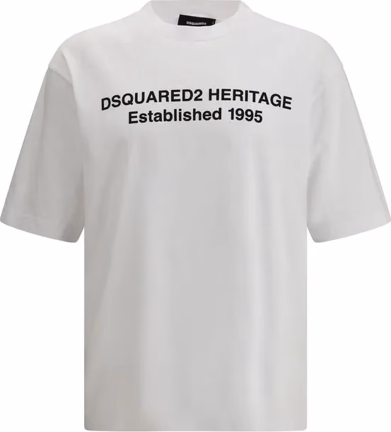 Dsquared² White Cotton T-Shirt