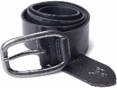 Black Leather Regular Belt