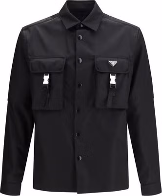 Black Recycled Polyamide Jacket