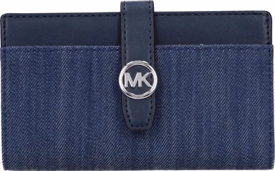 Blue Fabric Wallet