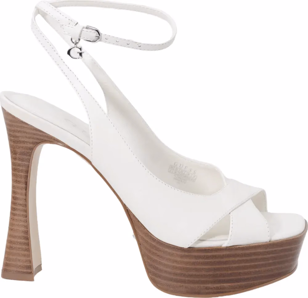 Guess Beige Other Fibres Platform Sandals