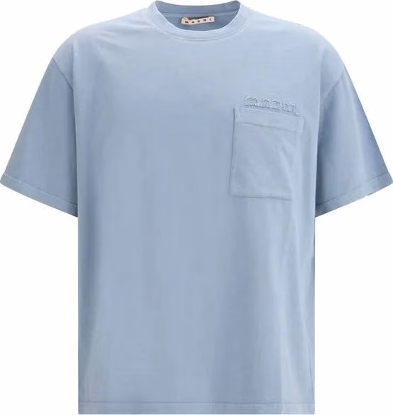 Marni Blue Cotton T-Shirt