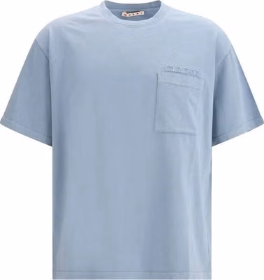 Blue Cotton T-Shirt