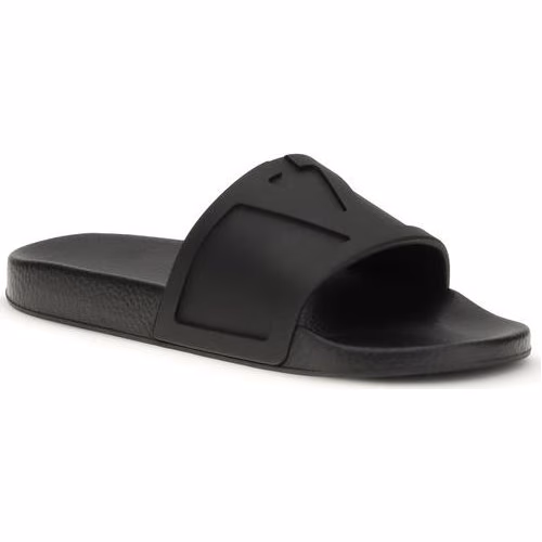 Valentino Garavani Black Rubber Sandals