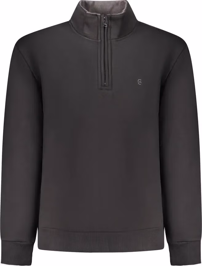 Coveri Moving Black Cotton Men Sweatshirt