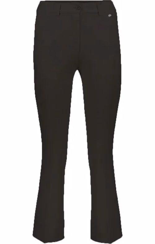 Herno Black Elastane Flared Pants