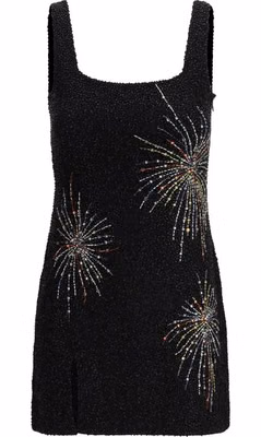 Black Nylon Casual Dress