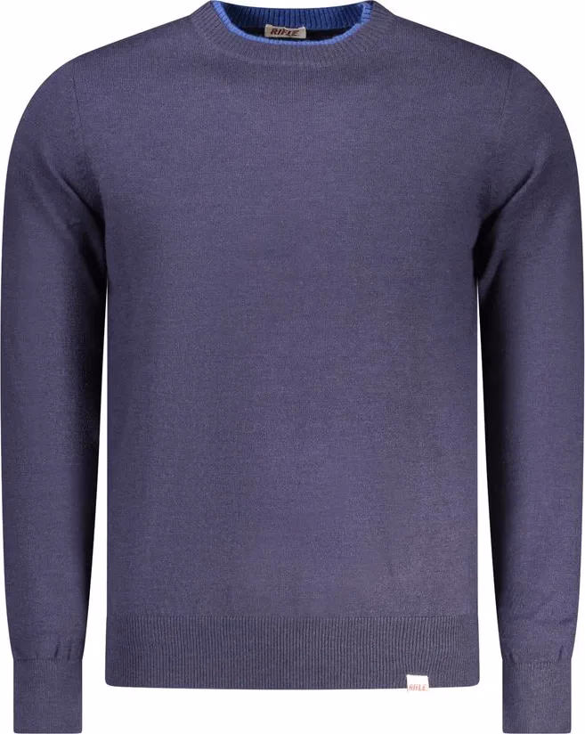 Rifle Blue Polyester Men's Sweater