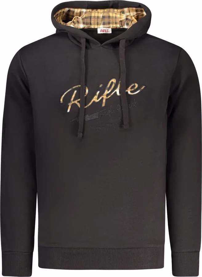 Rifle Black Cotton Men's Sweatshirt