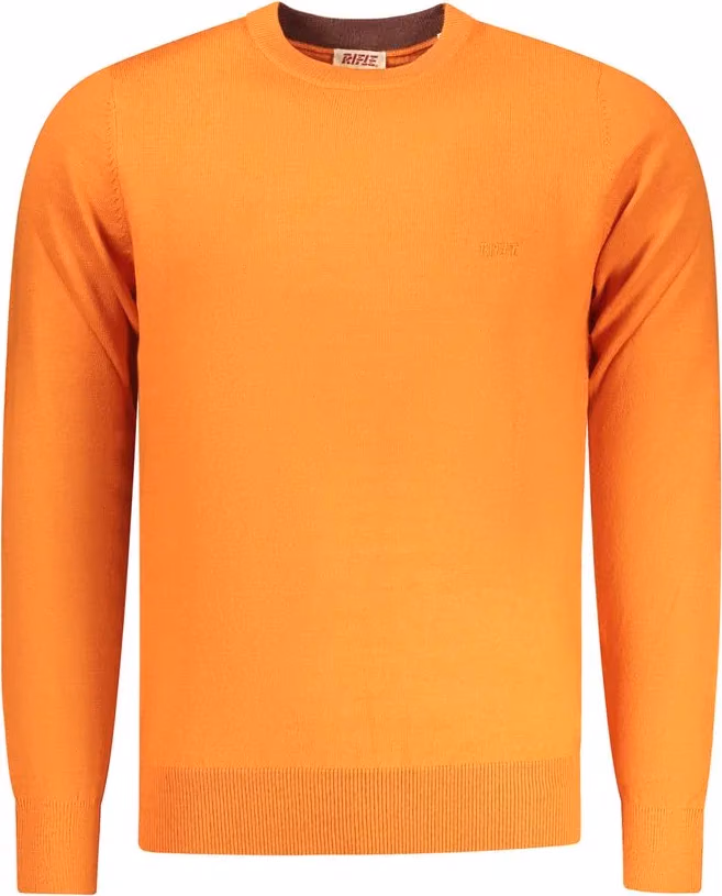Rifle Arancione Polyester Mens Sweater