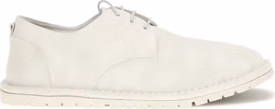 Beige Calf Leather Bos Taurus Oxfords And Derbies