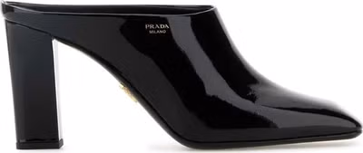 Black Calfskin Mules