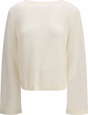 White Wool Sweatshirt