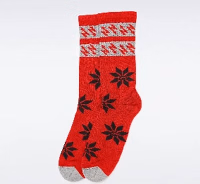 Red Cotton Socks