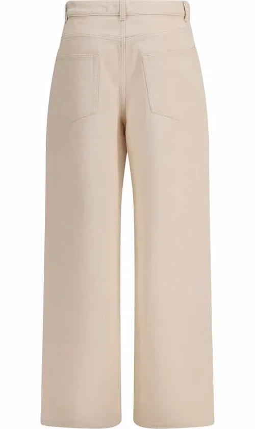 Rohe Beige Cotton Relaxed Fit Jeans
