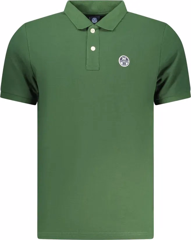 North Sails Verde Cotton Mens Polo Shirt