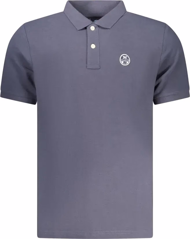 North Sails Blue Cotton Men Polo