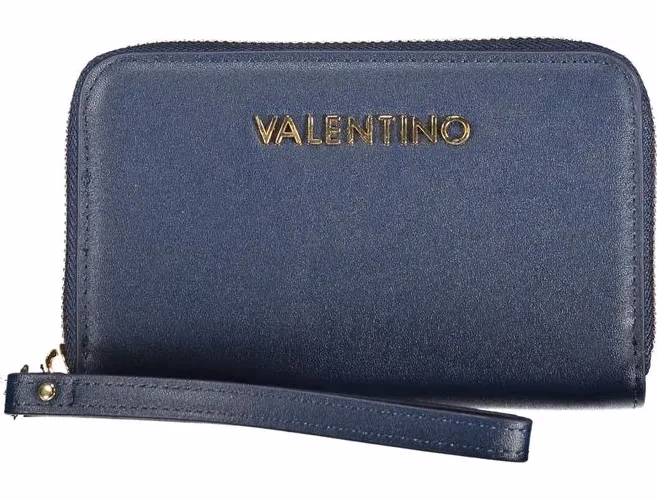 Mario Valentino Blue Polyurethane Women Wallet