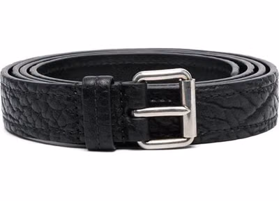 Black Calfskin Regular Belt