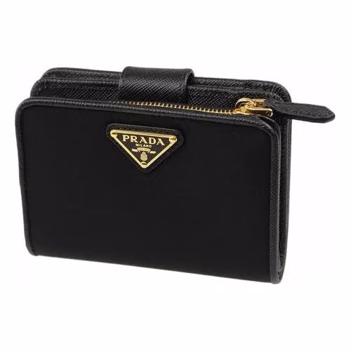 Prada Black Nylon Wallet