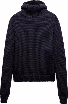 Blue Wool Turtleneck