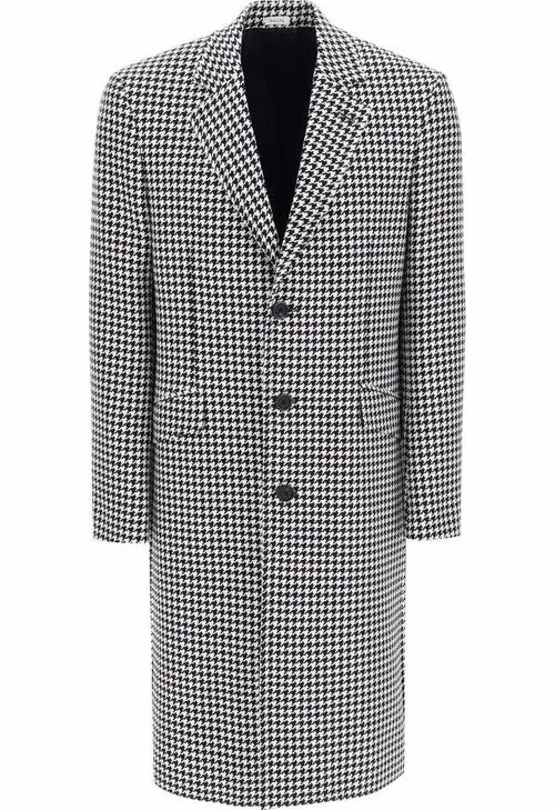Alexander McQueen Black Wool Coat