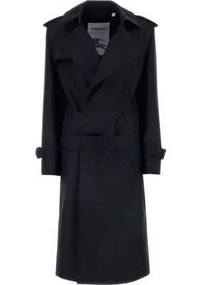Black Polyester Coat