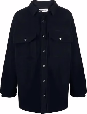 Blue Marabou Shell Jacket