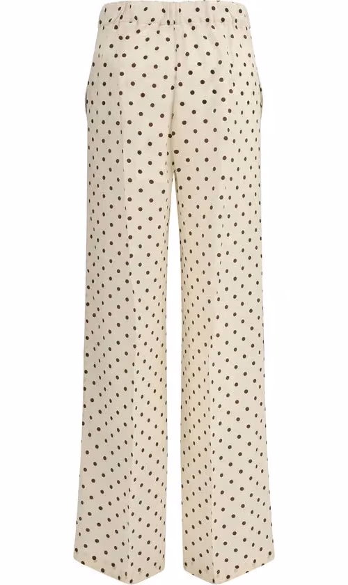 P.A.R.O.S.H. Beige Silk Casual Pants