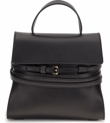 Black Calf Leather Bos Taurus Handbag