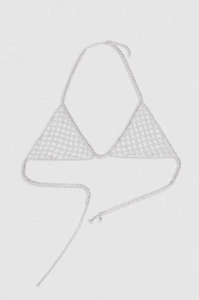 Patrizia Pepe White Copper Bra