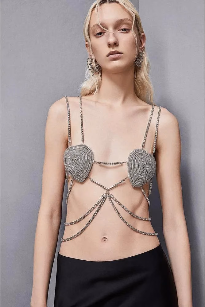Patrizia Pepe White Copper Bra