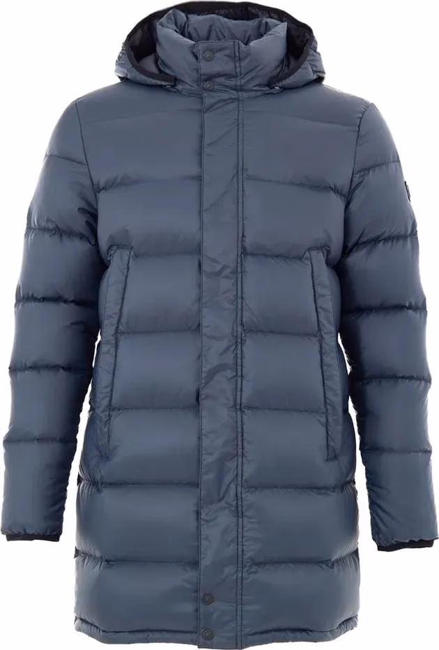 Moose Knuckles Gray Nylon Coat