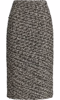 Multicolor Polyamide Midi Skirt