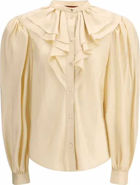 Gucci Beige Silk Shirt