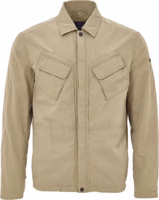 Beige Polyester Coat