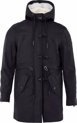 Blue Nylon Parka