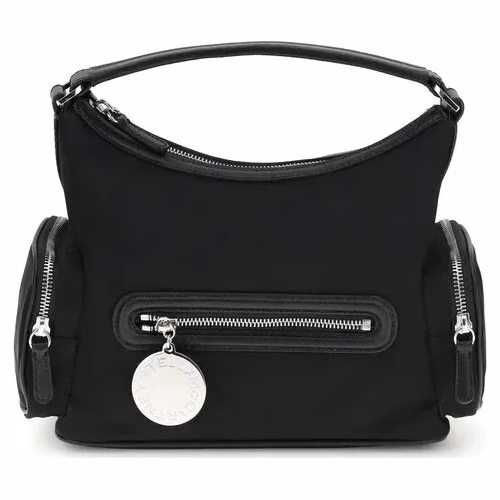 Stella McCartney Black Other Fibres Shoulder Bag