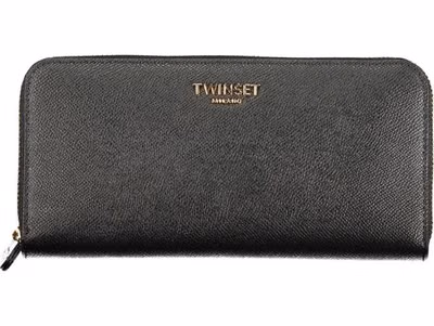 Nero Poliuretano Women Wallet