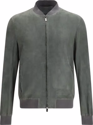 Bicolor Calf Leather Bos Taurus Bomber