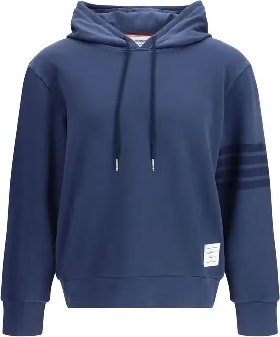 Thom Browne Blue Cotton Sweatshirt