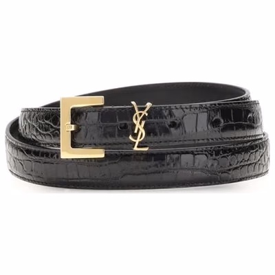 Black Calf Leather Bos Taurus Regular Belt