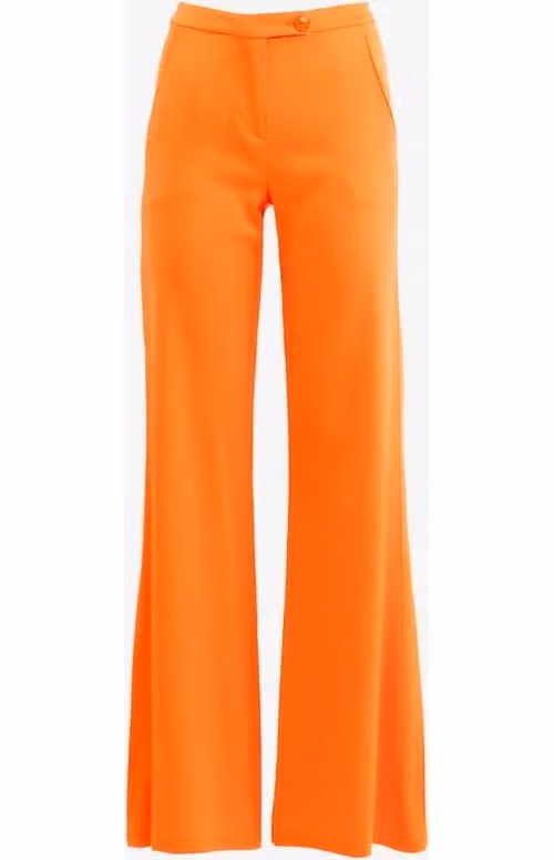 Patrizia Pepe Orange Viscose Casual Pants