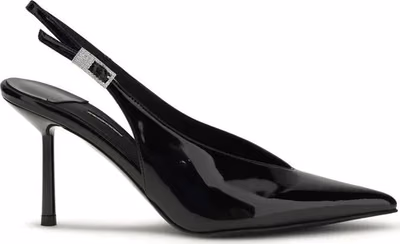 Black Calf Leather Bos Taurus High Heel Pumps