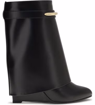 Black Calf Leather Bos Taurus Ankle Boots