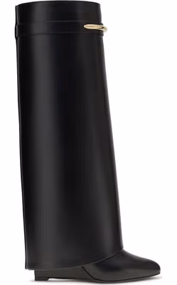 Black Calf Leather Bos Taurus Boots