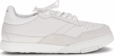 White Calf Leather Bos Taurus Low Top Sneakers