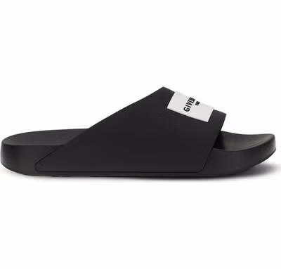 Black Rubber Slippers