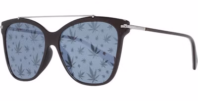 Brown Metal & Plastic Sunglasses